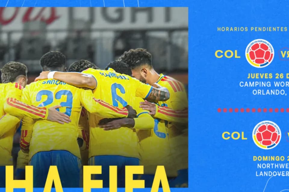 Colombia enfrentará a Croacia y Francia en la fecha Fifa de marzo como preparación para la Copa del Mundo 2026