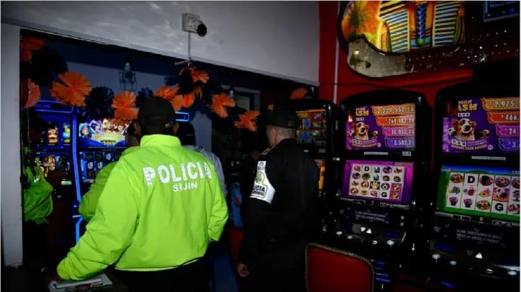 Incautados más de 300 elementos avaluados en cerca de $500 millones, en operativos en contra de juegos de suerte y azar ilegales