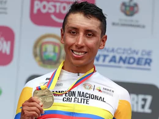 Égan Bernal nuevo campeón nacional de Colombia en ruta tras ganar en Bucaramanga