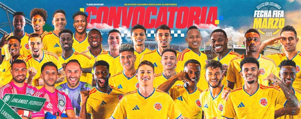 Carlos Gómez y Juan David Cabal, las novedades de la Selección Colombia para enfrentar a Croacia y Francia en la fecha Fifa