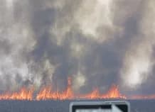 Aumentó el nivel de contaminación en el aire producto de los incendios forestales en Bogotá