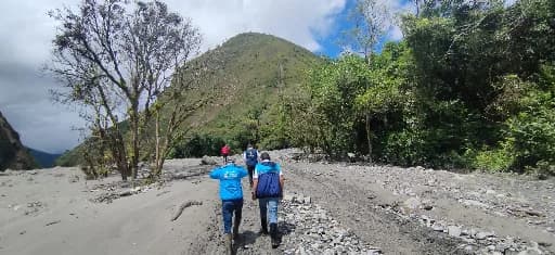 Derrumbe dejó cierre en la y pérdida total de la banca entre el municipio de Quetame y Puente Quetame en Cundinamarca