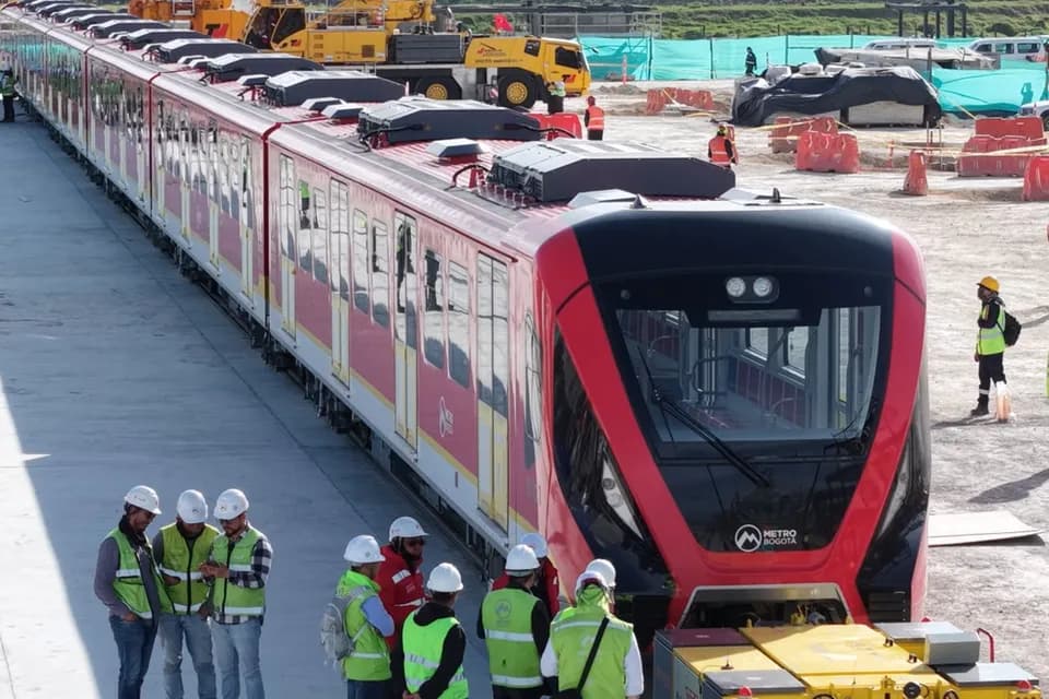 El Metro de Bogotá ya cuenta con 20 trenes en Colombia