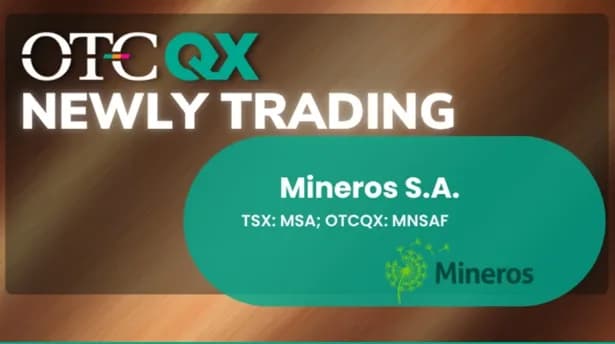 Mineros “se graduó” y asciende del mercado básico para cotizar en el Otcqx Best Market de Estados Unidos
