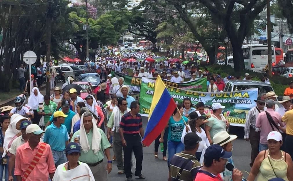 Arroceros del Tolima iniciaron paro nacional indefinido con bloqueos escalonados de seis horas de cierre de las vías