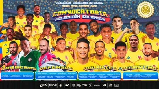 Kevin Serna, la novedad en la convocatoria de la Selección Colombia para los amistosos de la fecha Fifa de octubre, ante México y Canadá