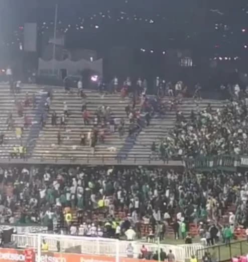 Se entregó el primero de los buscados por desmanes en el partido de Atlético Nacional y el Junio en el Atanasio Girardot