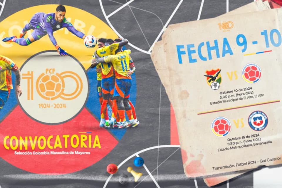 Nelson Deossa, Roger Martínez y Willer Ditta, las novedades de la Selección Colombia para enfrentar a Bolivia y Chile