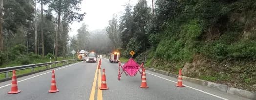 Grietas obligan nuevas labores en el kilómetro 18 de la Vía Bogotá – Villavicencio tras su reapertura