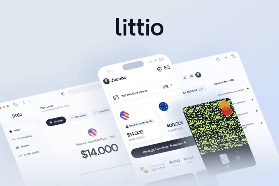 La fintech Littio lanzó su nueva cuenta que permite a los colombianos enviar y recibir transferencias desde Europa
