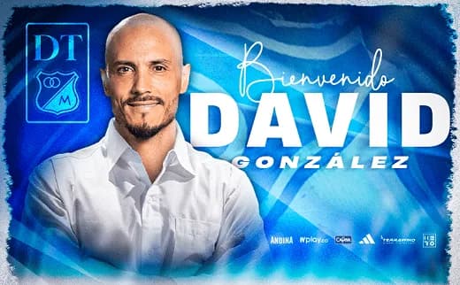 El antioqueño David González Giraldo fue oficializado como nuevo director técnico de Millonarios
