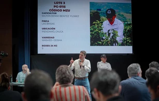 Lote de café del Huila alcanzó los US$105,5 por libra en la subasta que se realizó en Santa Marta
