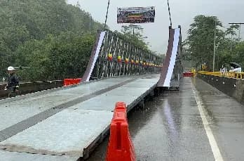 Avance del viaducto en el kilómetro 58 de la vía Bogotá-Villavicencio alcanza el 97% y se proyecta su entrega en diciembre