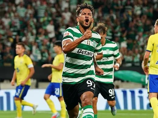 Luis Javier Suárez se reportó con doblete en la goleada del Sporting de Lisboa frente a Arouca en la Liga de Portugal