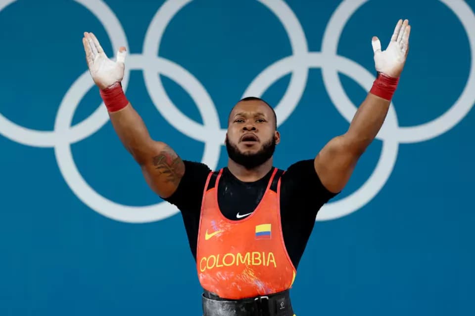 El pesista colombiano Yeison López logró la segunda medalla para Colombia en París 2024