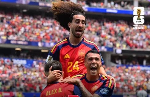 España golea 3-0 a Austria y avanza a octavos de final del Mundial 2026