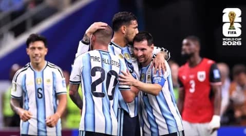 Argentina clasificó a dieciseisavos de final del Mundial 2026 tras vencer 2-0 a Austria