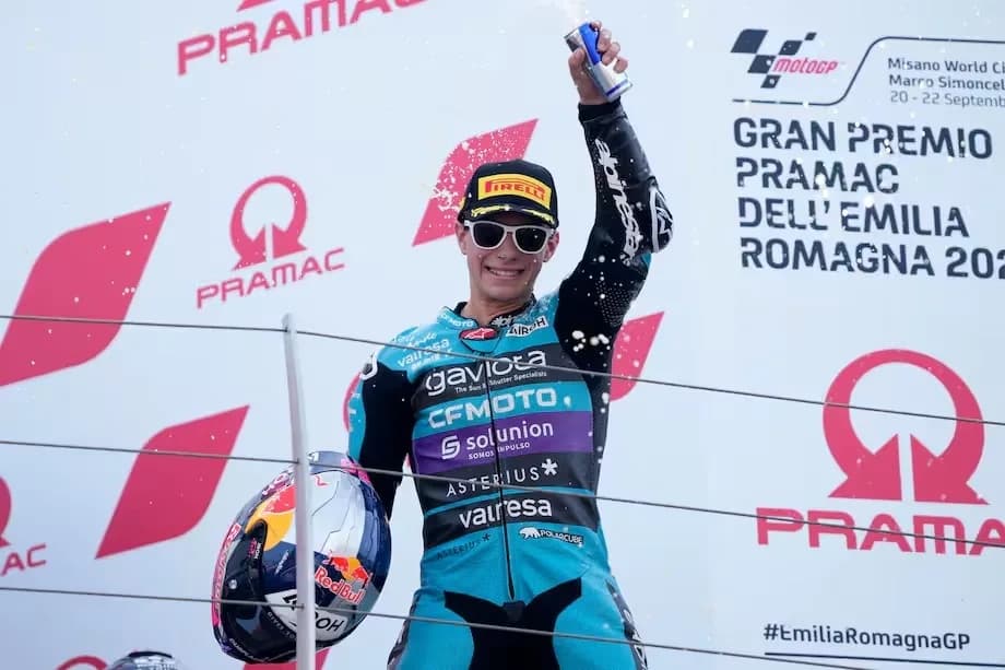 El piloto colombiano David Alonso consiguió podio en Moto2: quedó segundo en el Gran Premio de Malasia