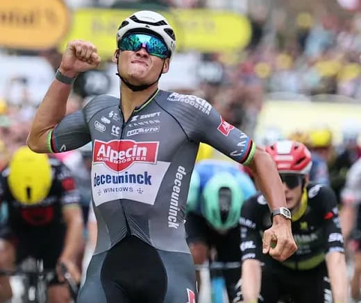 Mathieu Van der Poel se quedó con la segunda etapa y es el nuevo líder del Tour de Francia