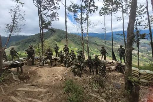 Fuerzas Militares y de Policía entraron a El Plateado en el Cañón del Micay en Cauca, zona controlada por las Farc