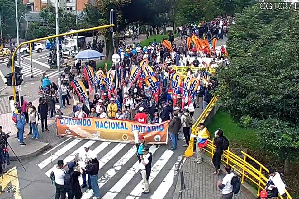 Manifestaciones generan afectaciones en seis puntos de Bogotá