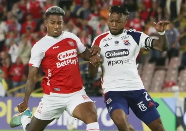 Independiente Medellín se hizo con la victoria ante Santa Fe en el estadio Nemesio Camacho ‘El Campín’