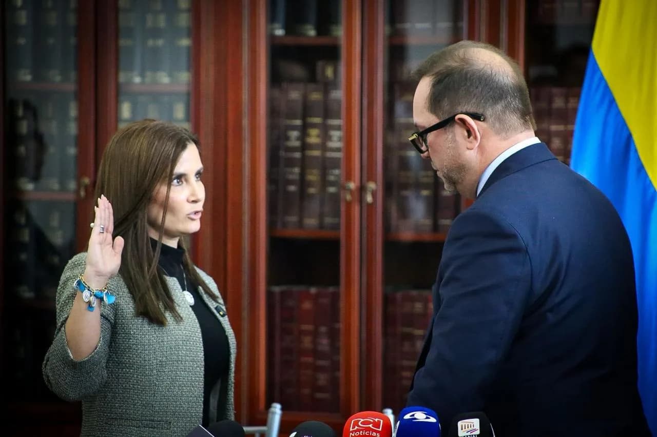 María Angélica Guerra se posesionó como senadora del Centro Democrático en reemplazo de Miguel Uribe Turbay