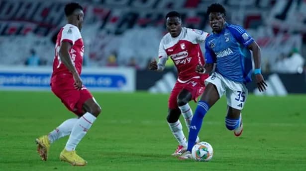 En partido adelantado de la fecha 17, Millonarios venció a Santa Fe dos goles por cero