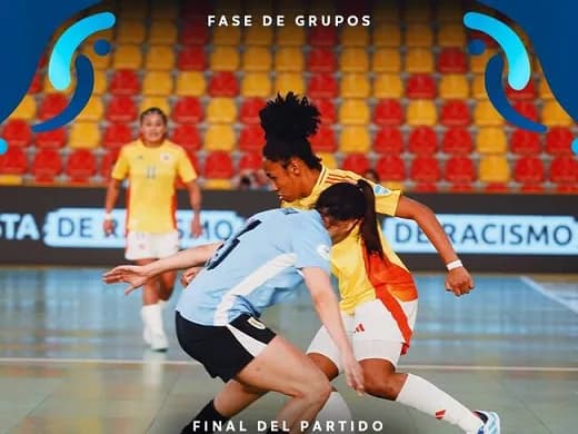 Selección Colombia empató con Uruguay en la Copa América de Futsal Femenino