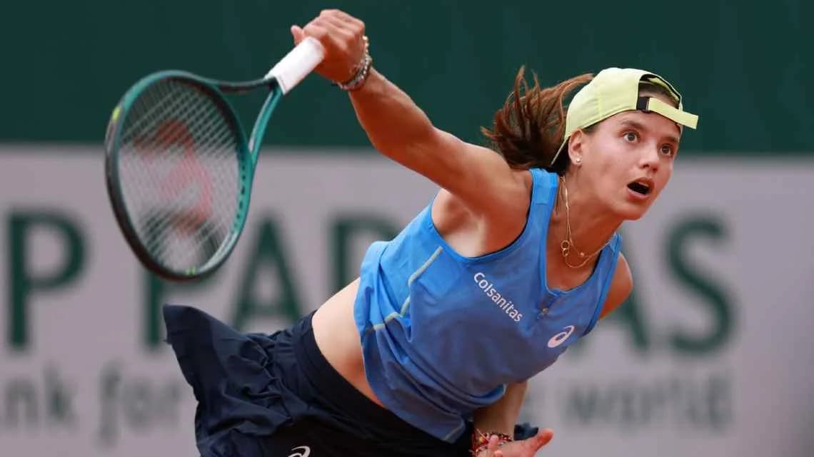 Colombiana Emiliana Arango debutó con triunfo en el French Open tras blanquear a la 73 del mundo