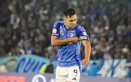 Millonarios confirmó la lesión de Radamel Falcao y es baja para enfrentar a Junior por la Liga