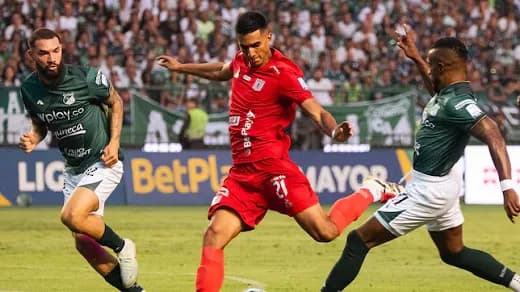 Deportivo Cali empató con el América y Tolima venció a Llaneros y vuelve al grupo de los ocho en la Liga colombiana