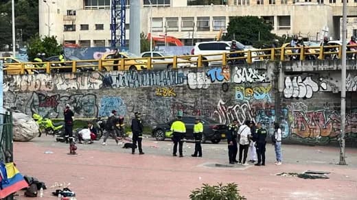 Se registró este domingo una nueva explosión en el barrio San Bernardo de Bogotá