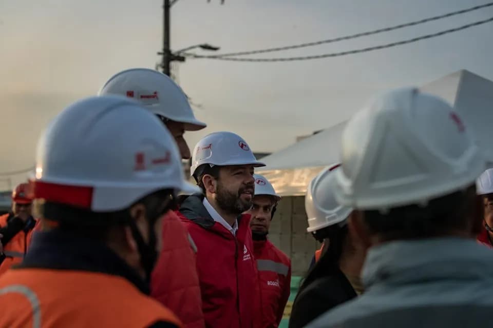 El alcalde de Bogotá informó un avance del 72,13% de avance de la obra del Metro