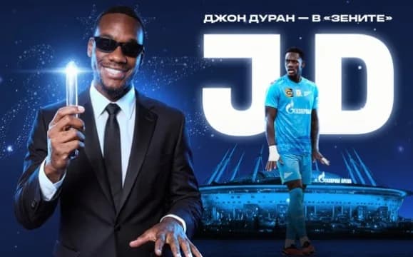 Oficialmente, Jhon Jader Durán es nuevo jugador del Zenit de San Petersburgo de Rusia