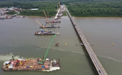 Argos fue seleccionado como proveedor clave para la construcción del nuevo puente de Larivot en Guayana Francesa