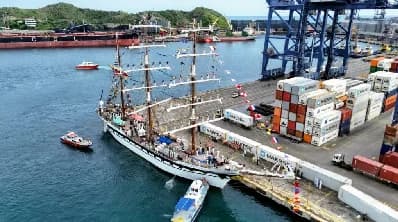 Puerto de Santa Marta recibió al buque escuela Simón Bolívar de Venezuela que pernoctará hasta el 29 de junio