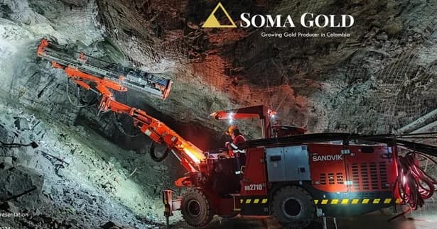 Soma Gold descubrió nueva veta de oro de alta ley en la mina Cordero, en Antioquia