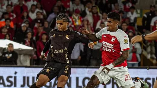 Santa Fe le ganó a América de local y Nacional empató con Tolima en Ibagué por la quinta jornada de la Liga Betplay