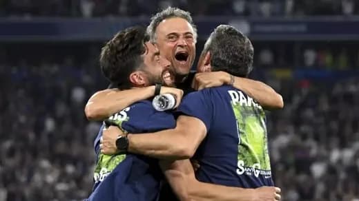 El Paris Saint-Germain es el campeón de la Champions League tras golear al Inter de Milán