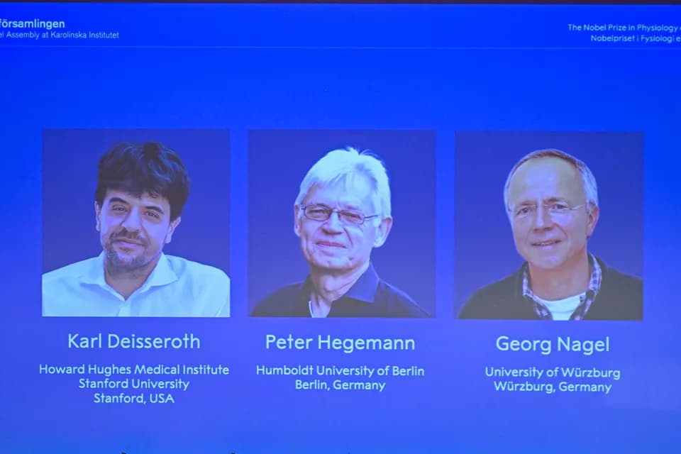 Tres fueron los ganadores del Premio Nobel de Medicina por desarrollar la optogenética
