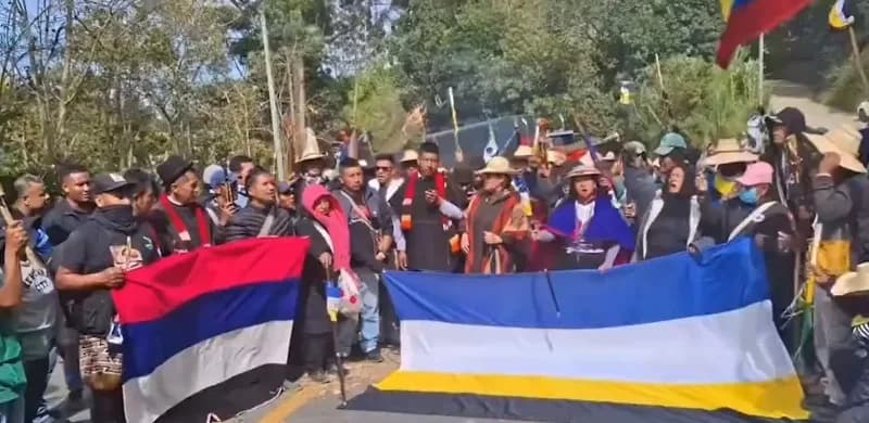 Indígenas continúan con los bloqueos en la vía Panamericana:  se registran pérdidas de $20.0000 millones