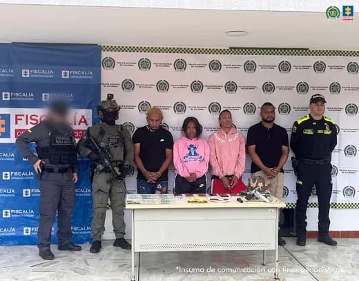 Capturados cuatro disidentes de las Farc implicados en los atentados en Valle del Cauca
