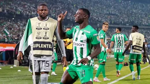 Nacional goleó al América en el juego de ida por la final de la Copa Betplay