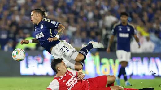 Millonarios y Santa Fe repartieron puntos en El Campín y Nacional le ganó a Pasto en el cierre de fecha de los cuadrangulares de la Liga