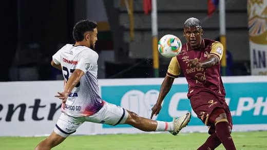 Tolima empató con Fortaleza; Alianza le ganó al América y Nacional venció por la mínima a Envigado en el cierre de la jornada dominical de la Liga Betplay