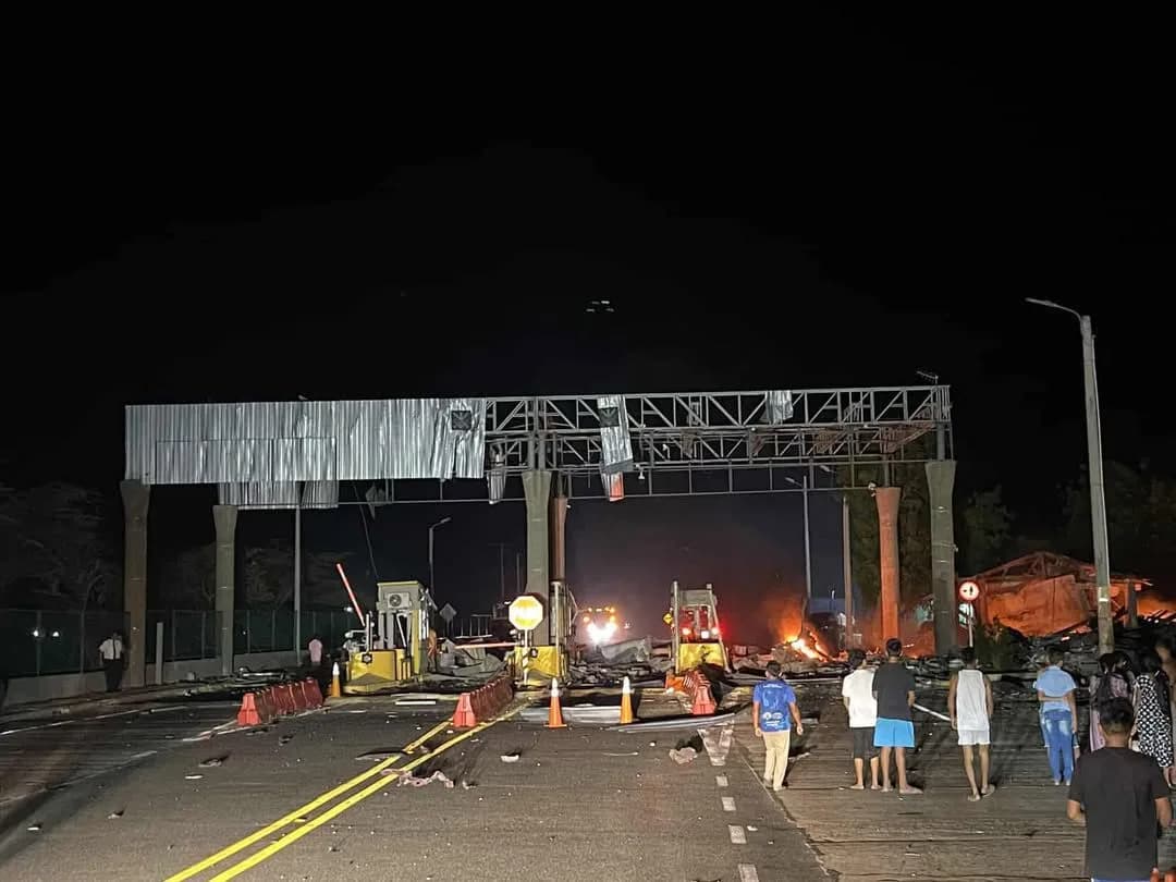 Dos muertos dejó atentado terrorista en el peaje AltoPino en La Guajira