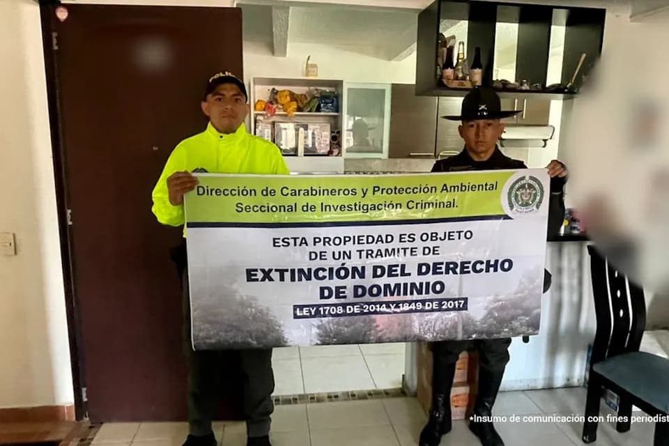 Extinguen a testaferros de organización dedicada a la extracción ilegal de oro bienes avaluados en más de $9.000 millones