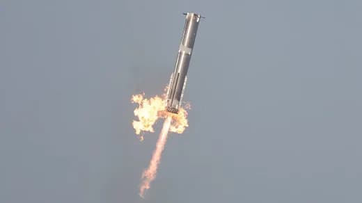 La nave Starship de SpaceX explotó en el espacio y volvió a llover escombros sobre el Caribe