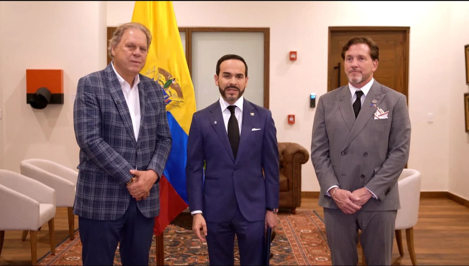 Gobierno recibe una donación de un millón de dólares por parte de la Conmebol para los afectados por el sismo del pasado diez de agosto